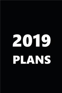 2019 Weekly Planner 2019 Plans Stylish Black White 134 Pages