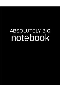 Absolutely Big Notebook: An Extra Large 500 Page Blank Lined Journal and Diary for Business and Everyday Use