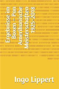 Ergebnisse Im Boxen - Pan Amerikanische Meisterschaften 1925-2018