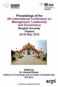 Icmlg18 - Proceedings of the 6th International Conference on Management, Leadership and Governance