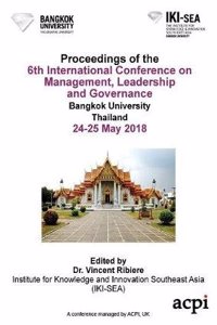 Icmlg18 - Proceedings of the 6th International Conference on Management, Leadership and Governance