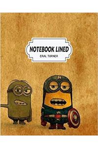 Cosplay Minions Notebook: Lined Notebook / Journal / Diary