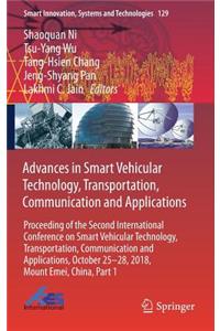 Advances in Smart Vehicular Technology, Transportation, Communication and Applications