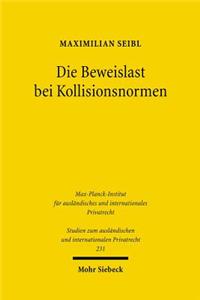 Die Beweislast Bei Kollisionsnormen