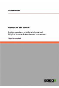 Gewalt in der Schule