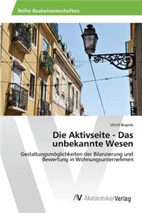 Die Aktivseite - Das unbekannte Wesen