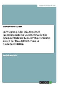 Entwicklung eines idealtypischen Prozessmodells zur Vorgehensweise bei einem Verdacht auf Kindeswohlgefährdung als Teil der Qualitätssicherung in Kindertagesstätten