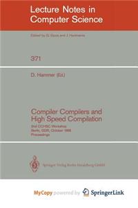 Compiler Compilers and High Speed Compilation