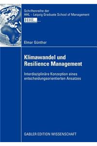 Klimawandel Und Resilience Management