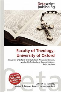 Faculty of Theology, University of Oxford