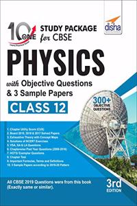 10 in One Study Package for CBSE Physics Class 12 with Objective Questions and 3 Sample Papers 3rd Edition