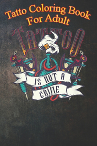 Tattoo Coloring Book For Adult