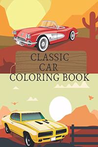Classic Car Coloring Book