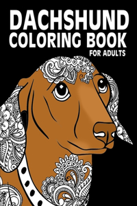 Dachshund Coloring Book for Adults