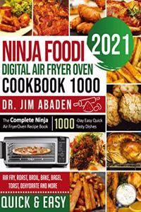 Ninja Foodi Digital Air Fryer Oven Cookbook 1000