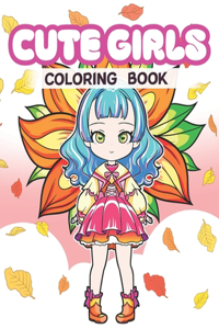 Cute Girls Coloring Book