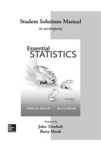 Essential Statistics, Student Solutions Manual