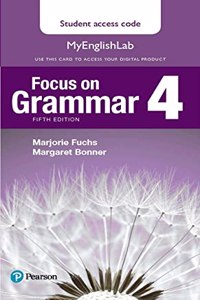 Focus on Grammar 4 Mylab English Access Code Card