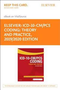 ICD-10-CM/PCs Coding: Theory and Practice, 2019/2020 Edition Elsevier eBook on Vitalsource (Retail Access Card)