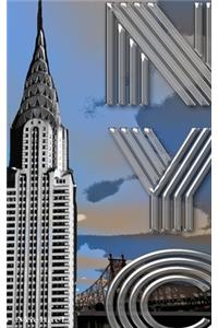 Iconic Chrysler Building New York City Sir Michael Huhn Artist Drawing Journal