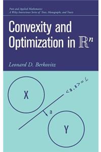 Convexity and Optimization in R-n