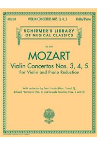Violin Concertos Nos. 3, 4, 5