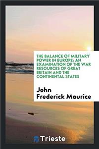 Balance of Military Power in Europe