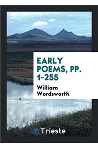 Early Poems by William Wordsworth
