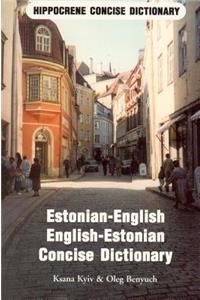 Estonian-English/English-Estonian Concise Dictionary