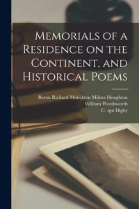 Memorials of a Residence on the Continent, and Historical Poems