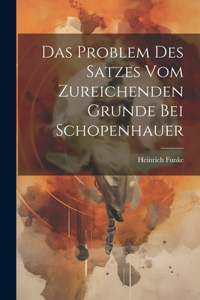 Das Problem des Satzes vom zureichenden Grunde bei Schopenhauer