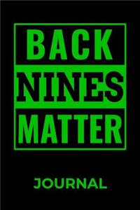 Back Nines Matter Journal