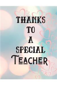Thanks to a Special Teacher