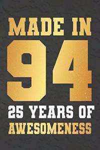 Made In 94 25 Years Of Awesomeness