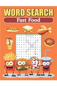 Word Search Fast Food