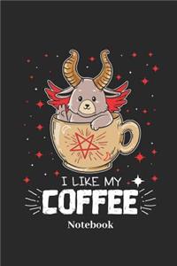 I Like My Coffee Notebook