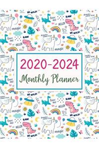 2020-2024 Monthly Planner
