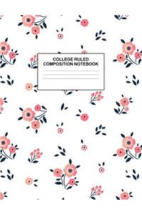 College Ruled Composition Notebook