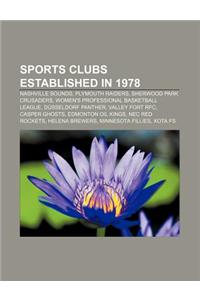 Sports Clubs Established in 1978