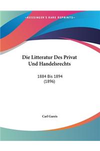 Litteratur Des Privat Und Handelsrechts
