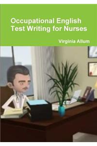 Occupational English Test Writing for Nurses