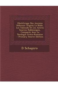 Obstétrique Des Anciens Hébreux