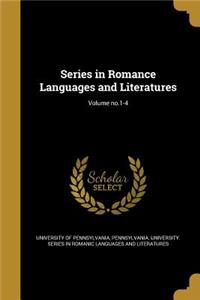 Series in Romance Languages and Literatures; Volume no.1-4