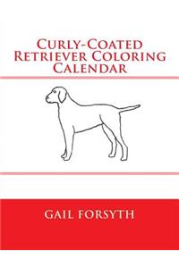 Curly-Coated Retriever Coloring Calendar