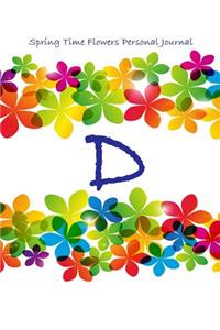Spring Time Flowers Personal Journal - D