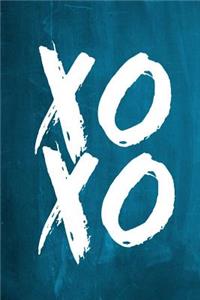 Chalkboard Journal - XOXO (Aqua)