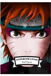 Lined Notebook - Naruto: Notebook Journal Diary, 110 Lined Pages, 7 X 10