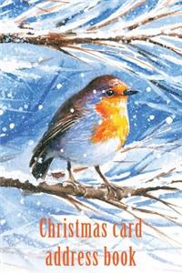 Christmas Card Address Book