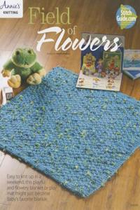 Field of Flowers Baby Blanket Knit Pattern