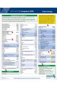 ICD-10-CM 2020 Snapshot Coding Card: Endocrinology
